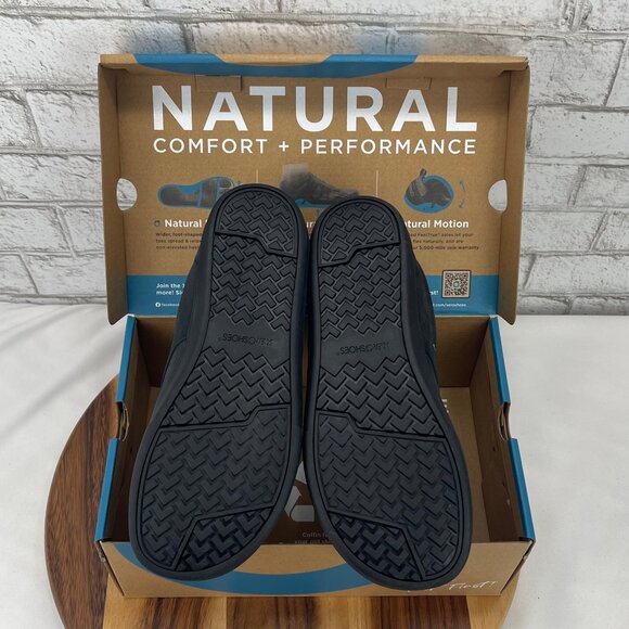 Xero Shoes Glenn Mens 8 Black Fullgrain Leather Shoes GLM-BLK New in Box (READ) main image 4